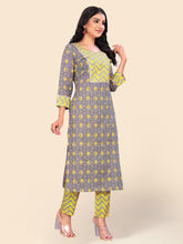 Printed Cotton Kurta Set